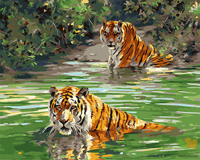 Animal Paint By Numbers Kits UK GX22850