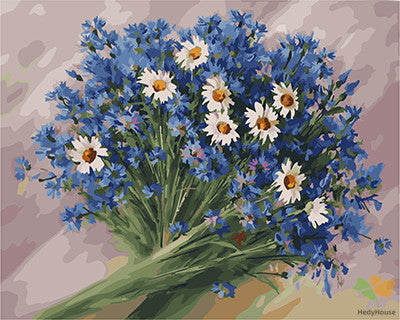 Flower Paint By Numbers Kits UK GX22854