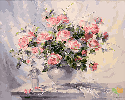 Flower Paint By Numbers Kits UK GX22887