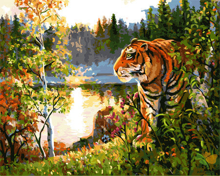 Animal Paint By Numbers Kits UK GX22920