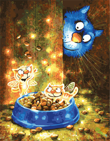 Cartoon Paint By Numbers Kits UK GX22927