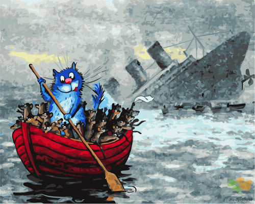 Cartoon Paint By Numbers Kits UK GX22933