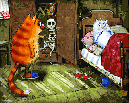 Cartoon Paint By Numbers Kits UK GX22938