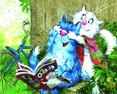 Cartoon Paint By Numbers Kits UK GX22946