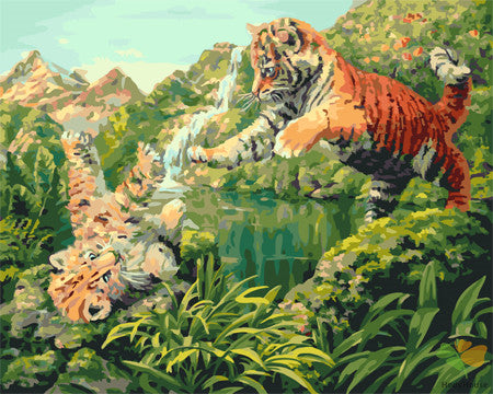 Animal Paint By Numbers Kits UK GX22952