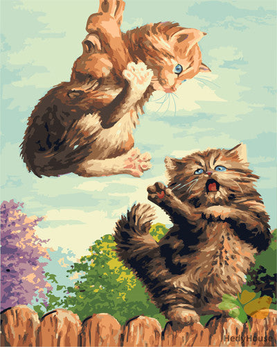 Cat & Dog Paint By Numbers Kits UK GX22955