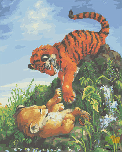 Animal Paint By Numbers Kits UK GX22956