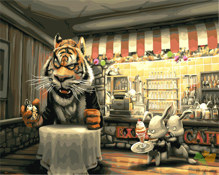 Animal Paint By Numbers Kits UK GX22957