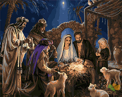 Portrait Paint By Numbers Kits UK GX23044