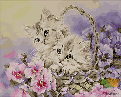 Cat & Dog Paint By Numbers Kits UK GX23067