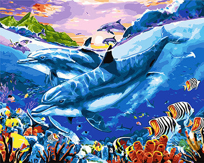 Animal Paint By Numbers Kits UK GX23082