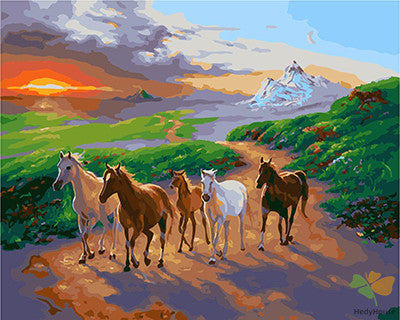 Animal Paint By Numbers Kits UK GX23126