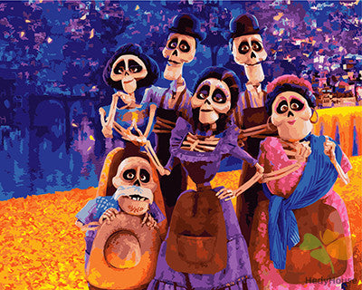 Movie Paint By Numbers Kits UK GX23127