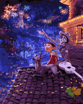 Movie Paint By Numbers Kits UK GX23137