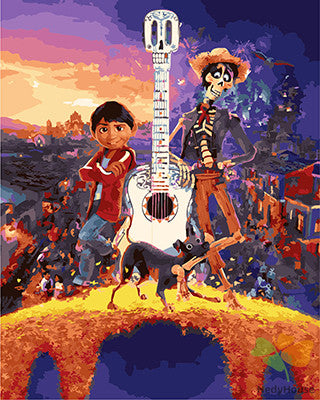 Movie Paint By Numbers Kits UK GX23138