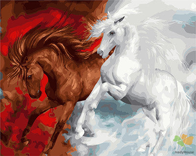 Animal Paint By Numbers Kits UK GX23155