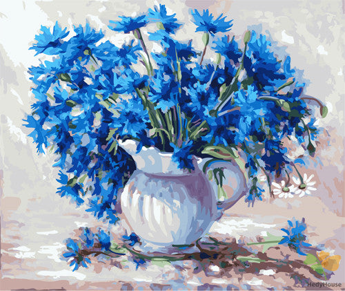 Flower Paint By Numbers Kits UK GX23177