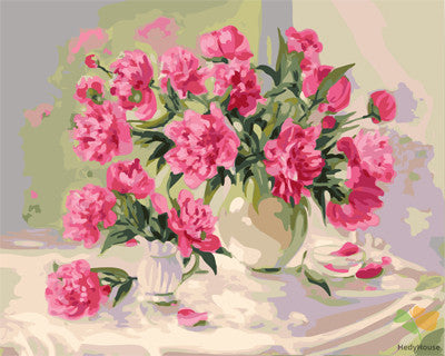 Flower Paint By Numbers Kits UK GX23178