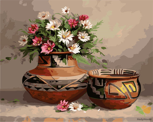 Flower Paint By Numbers Kits UK GX23188