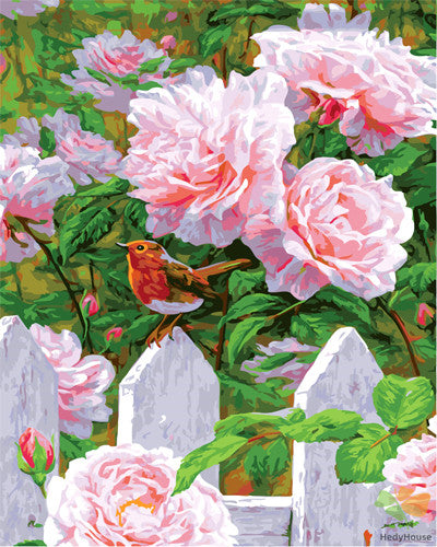 Flower Paint By Numbers Kits UK GX23190