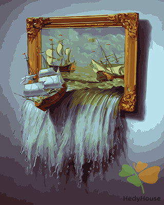 Seascape Paint By Numbers Kits UK GX23220