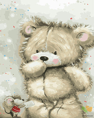 Cartoon Paint By Numbers Kits UK GX23236