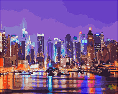 City Paint By Numbers Kits UK GX23271