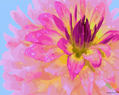 Flower Paint By Numbers Kits UK GX23280