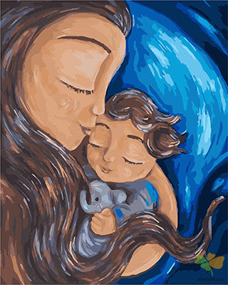 Portrait Paint By Numbers Kits UK GX23303