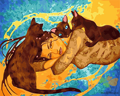 Portrait Paint By Numbers Kits UK GX23311