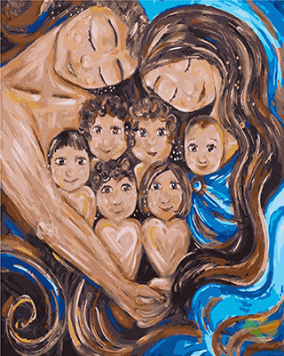 Portrait Paint By Numbers Kits UK GX23315