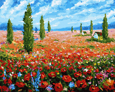 Flower Paint By Numbers Kits UK GX23334