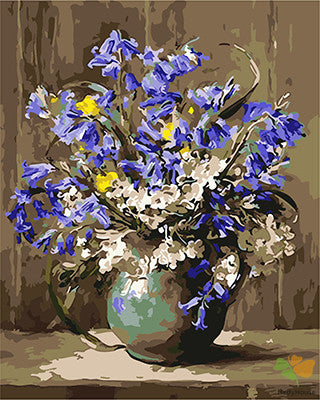 Flower Paint By Numbers Kits UK GX23337