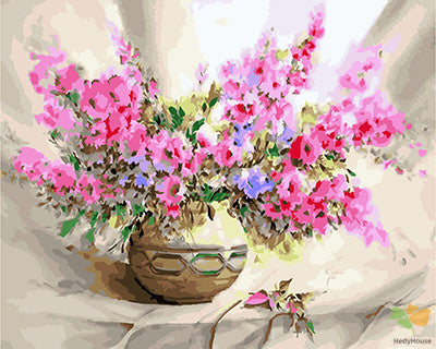 Flower Paint By Numbers Kits UK GX23372