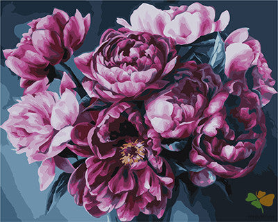 Flower Paint By Numbers Kits UK GX23377