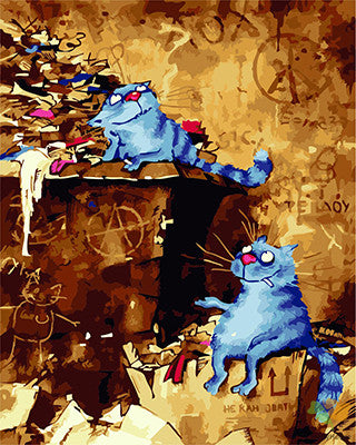 Cartoon Paint By Numbers Kits UK GX23395