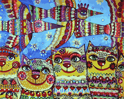 Colorful Paint By Numbers Kits UK GX23439