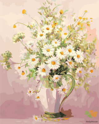 Flower Paint By Numbers Kits UK GX23484