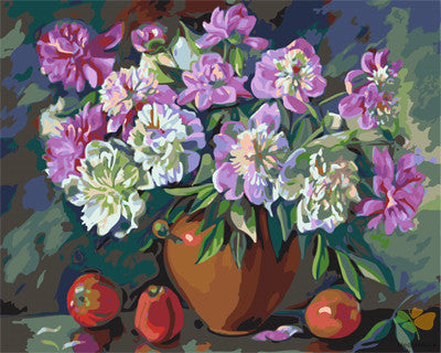 Flower Paint By Numbers Kits UK GX23487