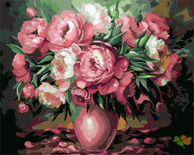 Flower Paint By Numbers Kits UK GX23492