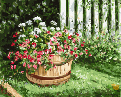 Flower Paint By Numbers Kits UK GX23509