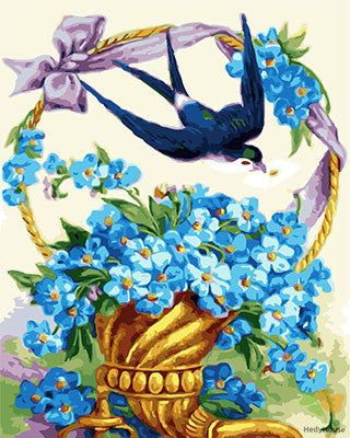 Flower Paint By Numbers Kits UK GX23530