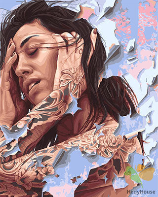 Portrait Paint By Numbers Kits UK GX23539