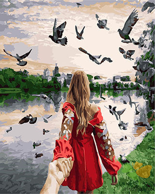 Portrait Paint By Numbers Kits UK GX23561