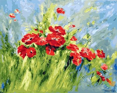 Flower Paint By Numbers Kits UK GX23570