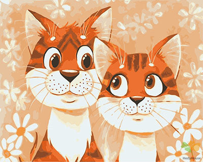 Cartoon Paint By Numbers Kits UK GX23573