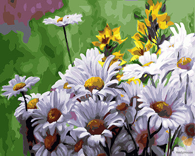 Flower Paint By Numbers Kits UK GX23596