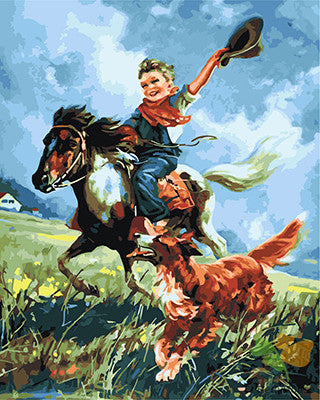 Portrait Paint By Numbers Kits UK GX23626