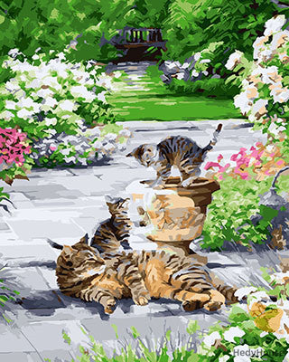 Cat & Dog Paint By Numbers Kits UK GX23630