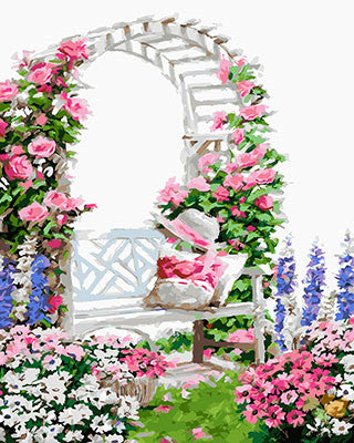 Flower Paint By Numbers Kits UK GX23644